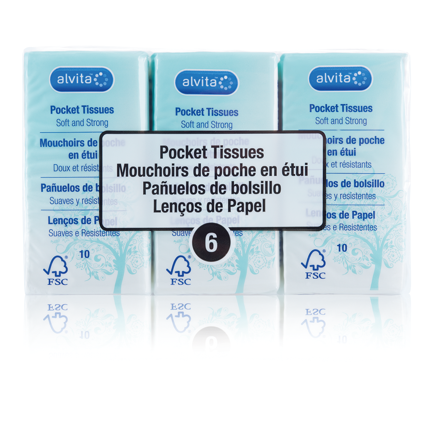 Pañuelos de bolsillo Alvita