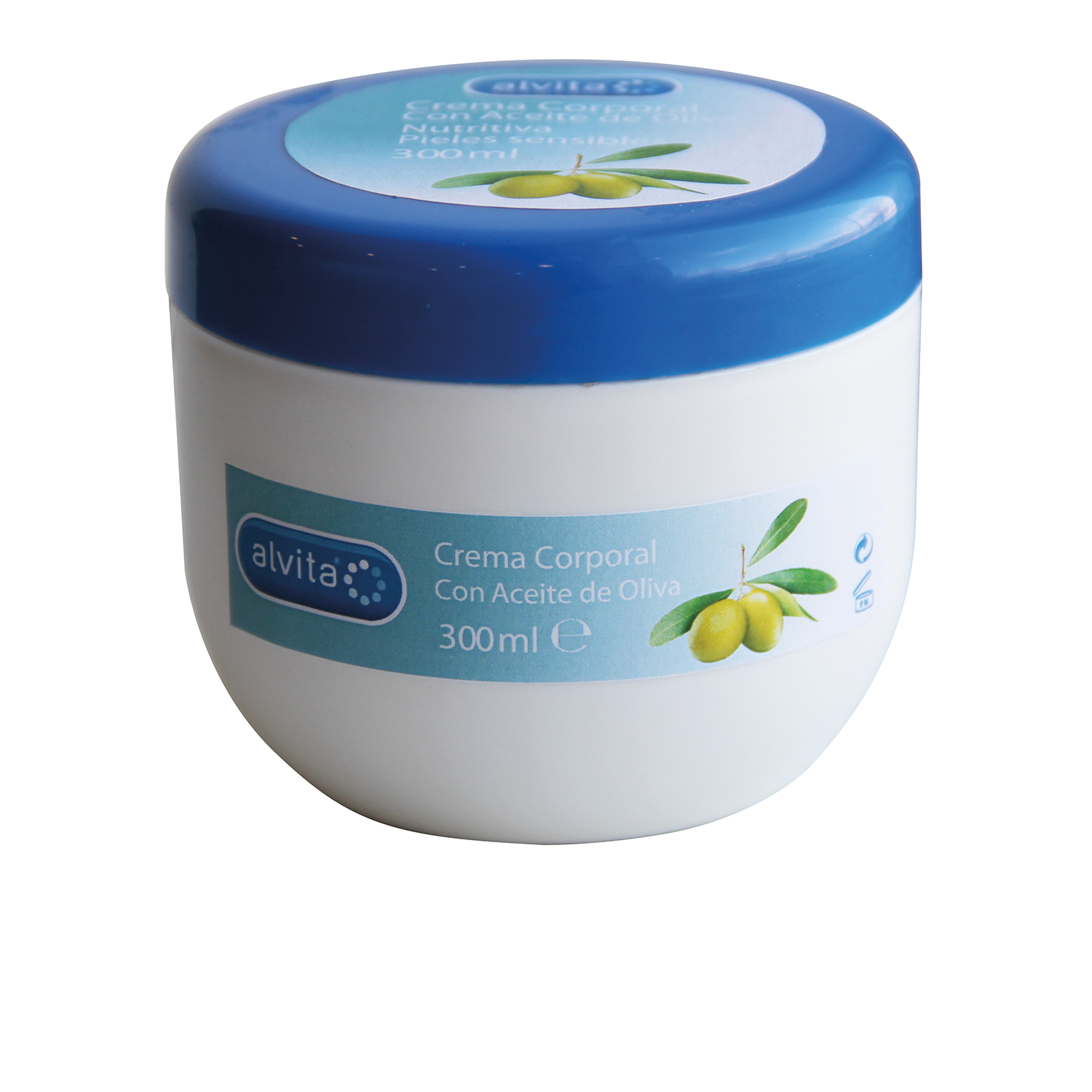 Crema Corporal con Aceite de Oliva Alvita