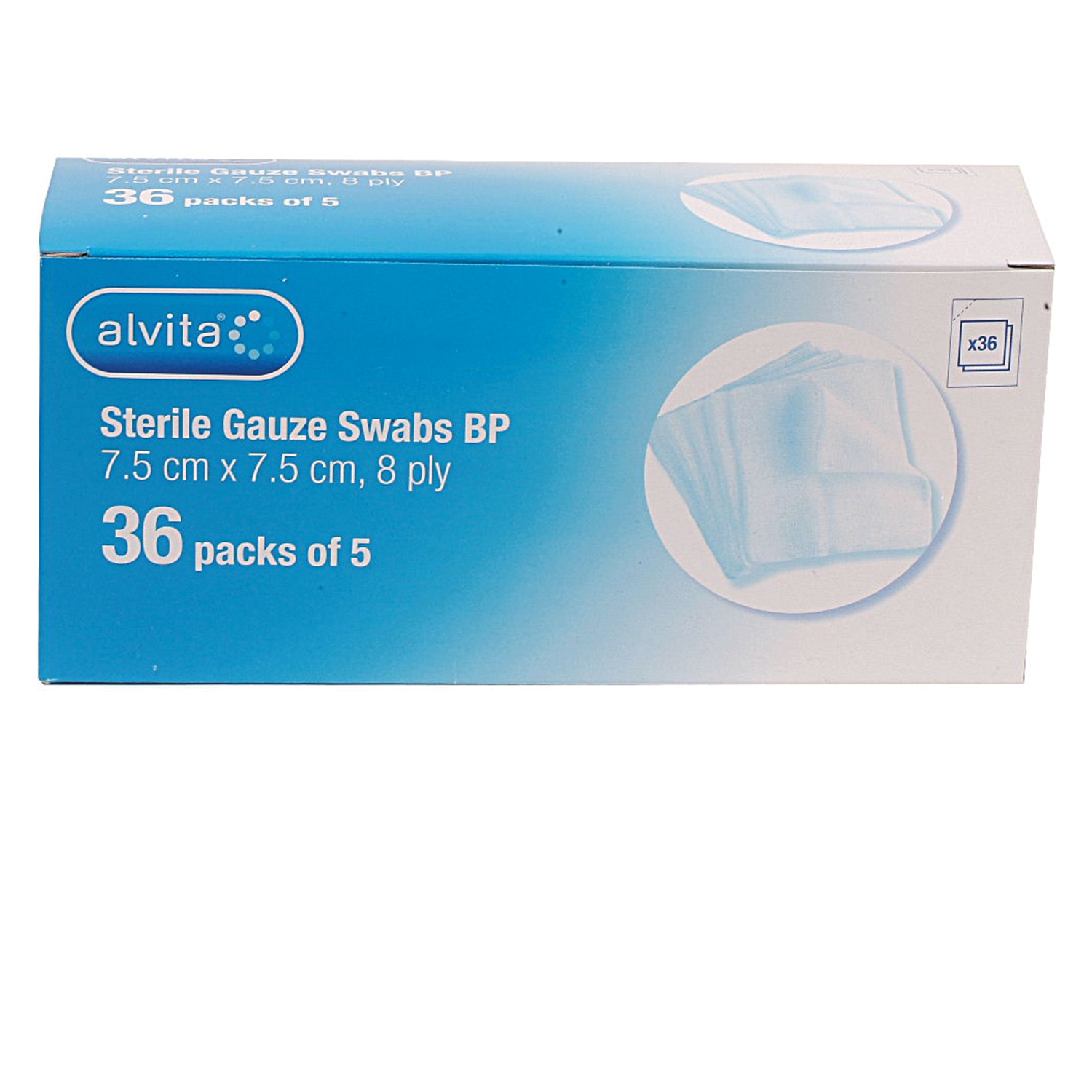 Alvita Sterile Gauze Swabs