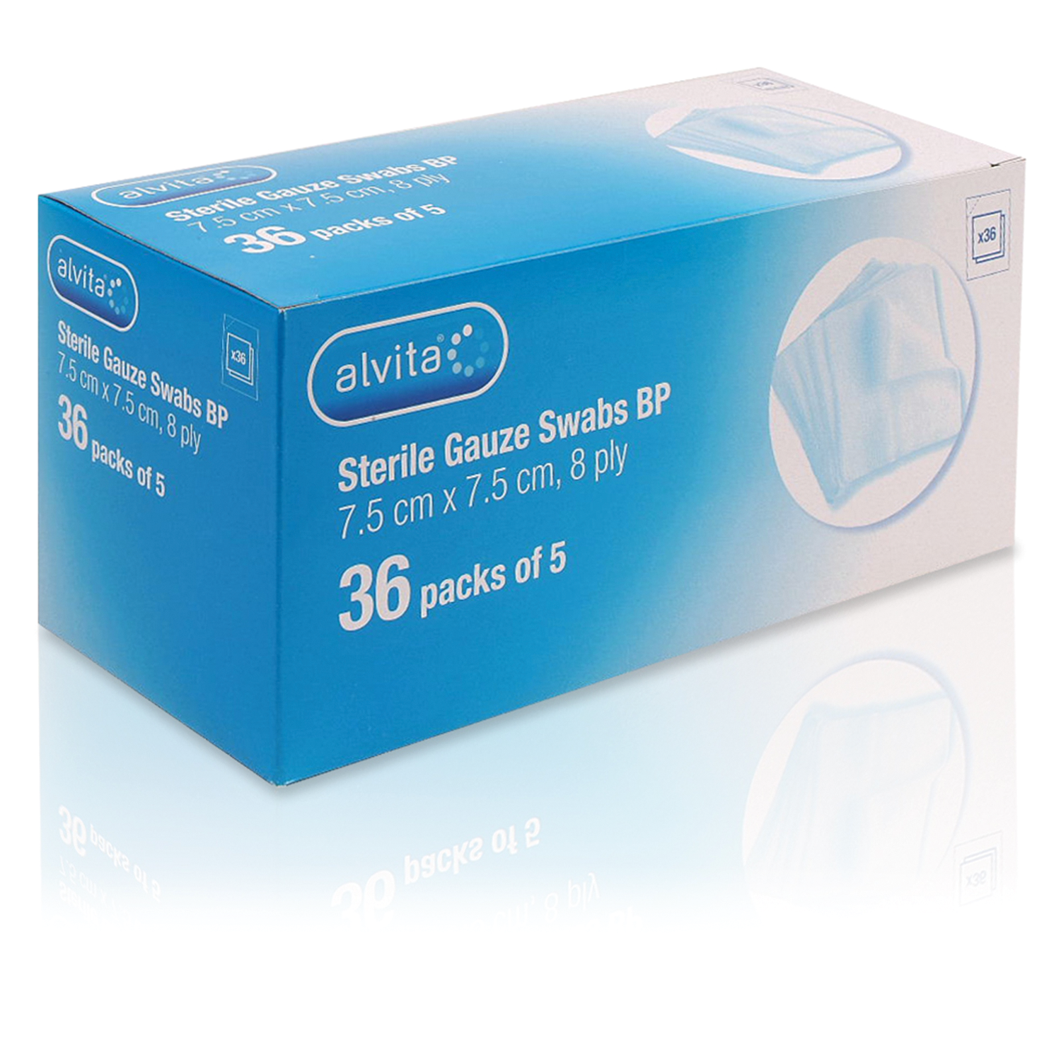 Alvita Sterile Gauze Swabs