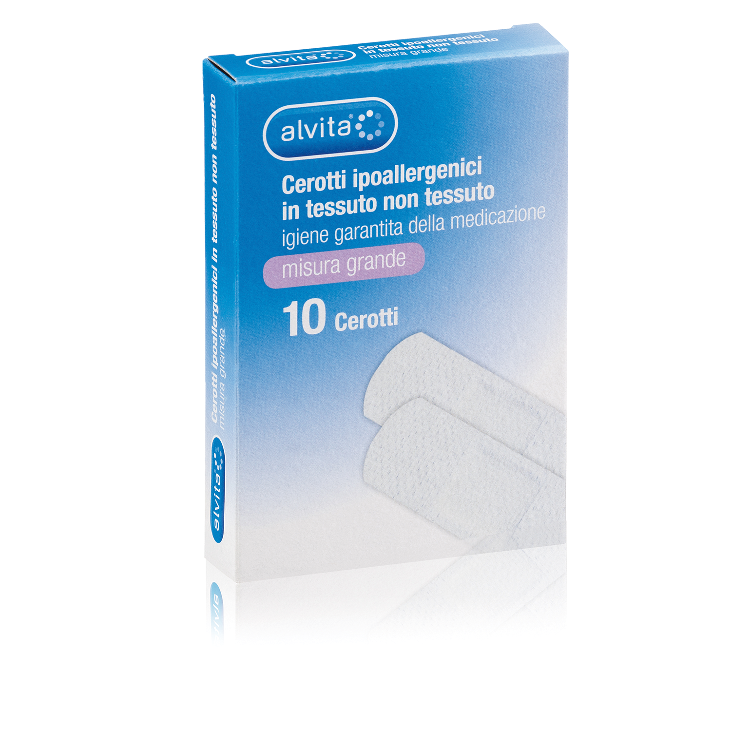 Alvita Non-Woven Self-Adhesive Medicated Plasters with Antiseptics