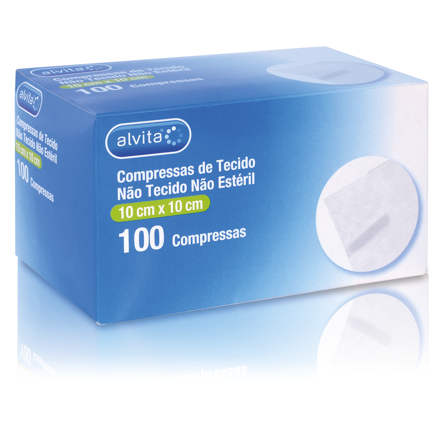 Compressa Tecido Não Tecido Não Estéril Alvita