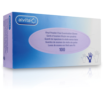 Alvita Gloves Vinyl Powder-Free