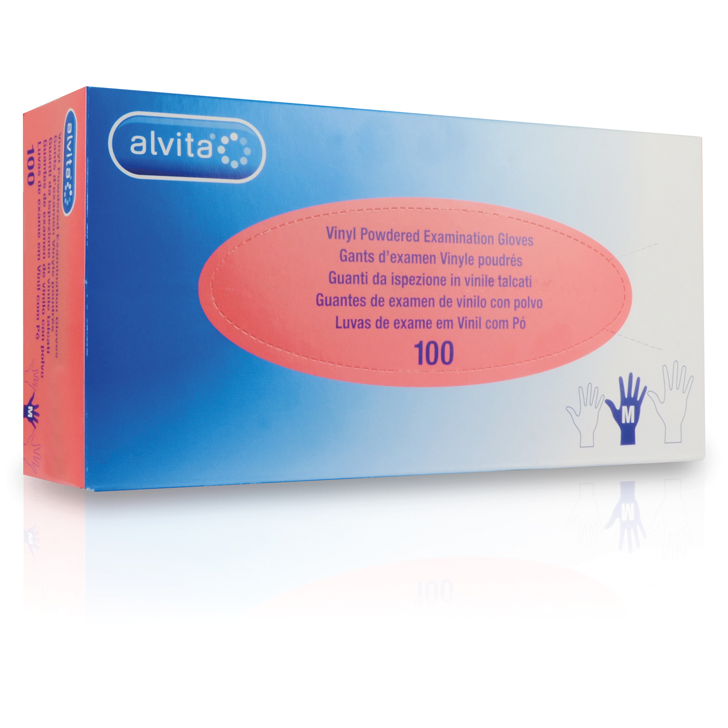 Alvita Gloves Vinyl Powdered