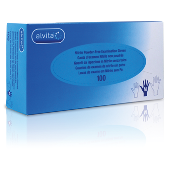 Alvita Gloves Nitrile Powder-Free