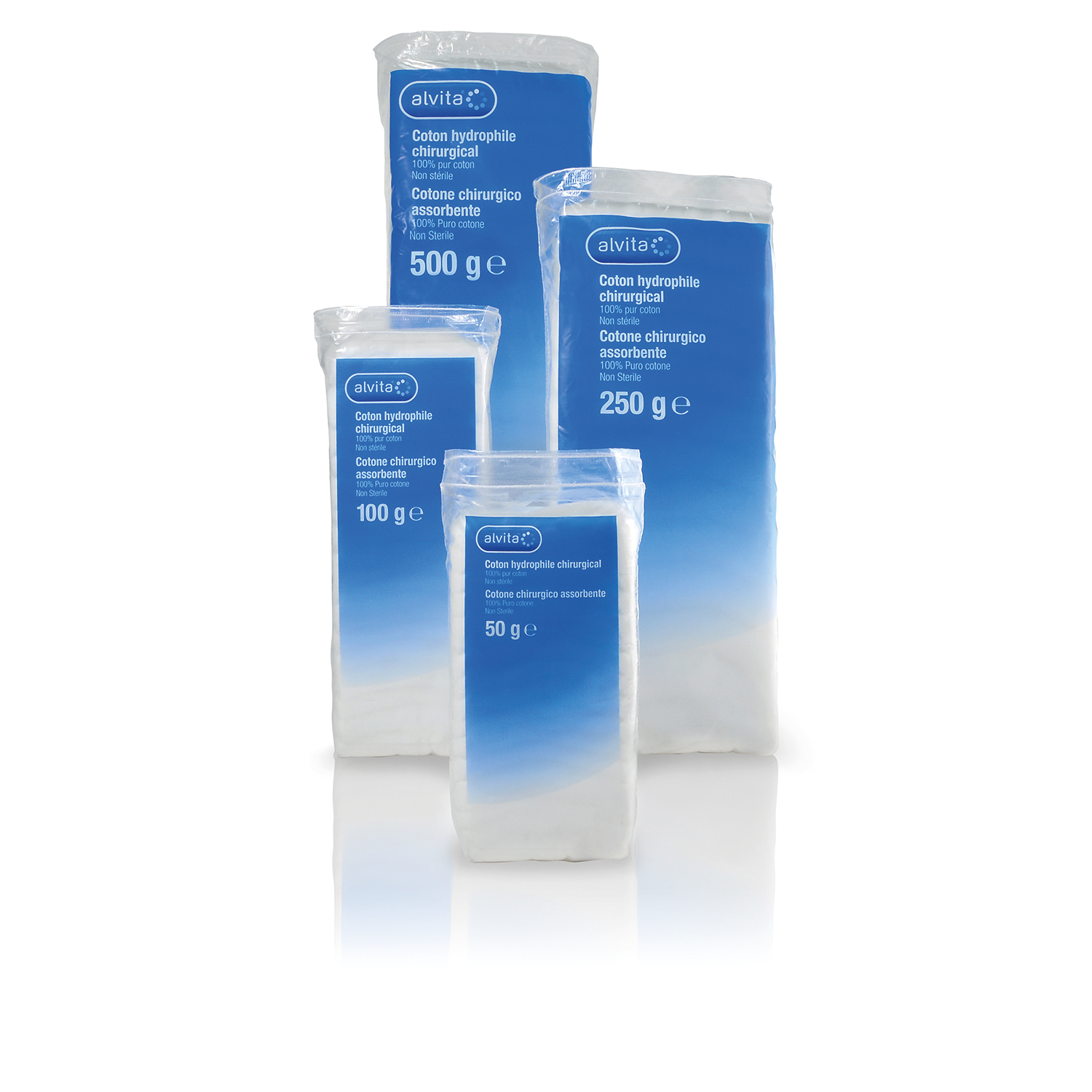 Alvita Cotton Wool Pleats Surgical
