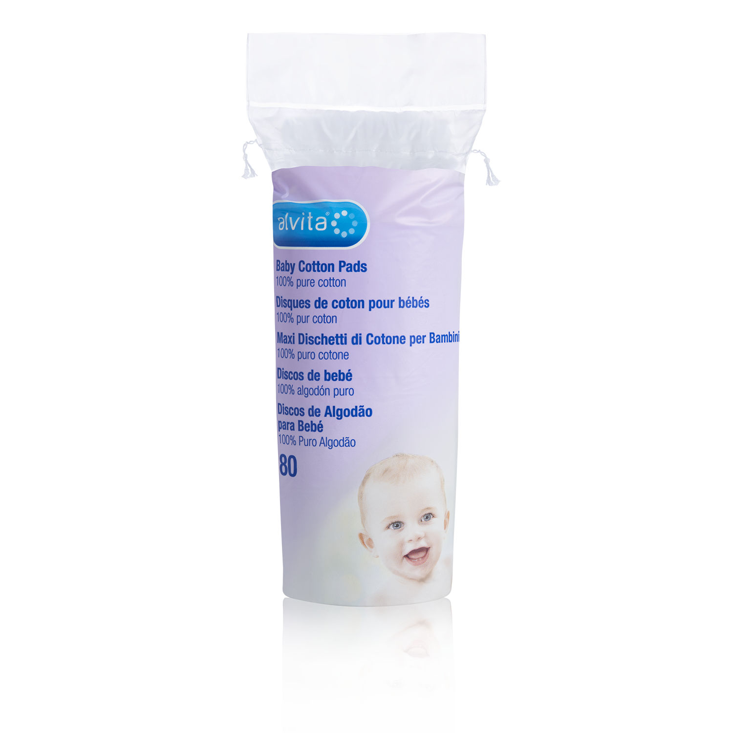Disques de coton pour bébés Alvita