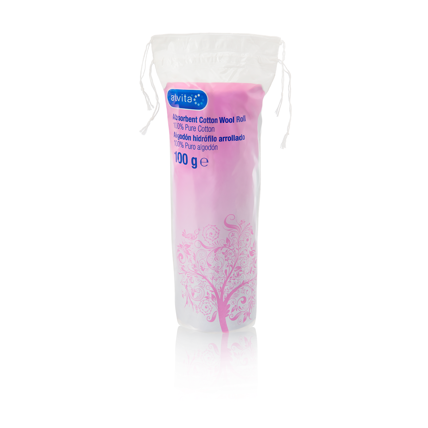 Cotton Wool Roll (Paper Lined) Think Alvita