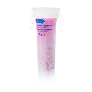 Alvita Cotton wool roll (paper lined)
