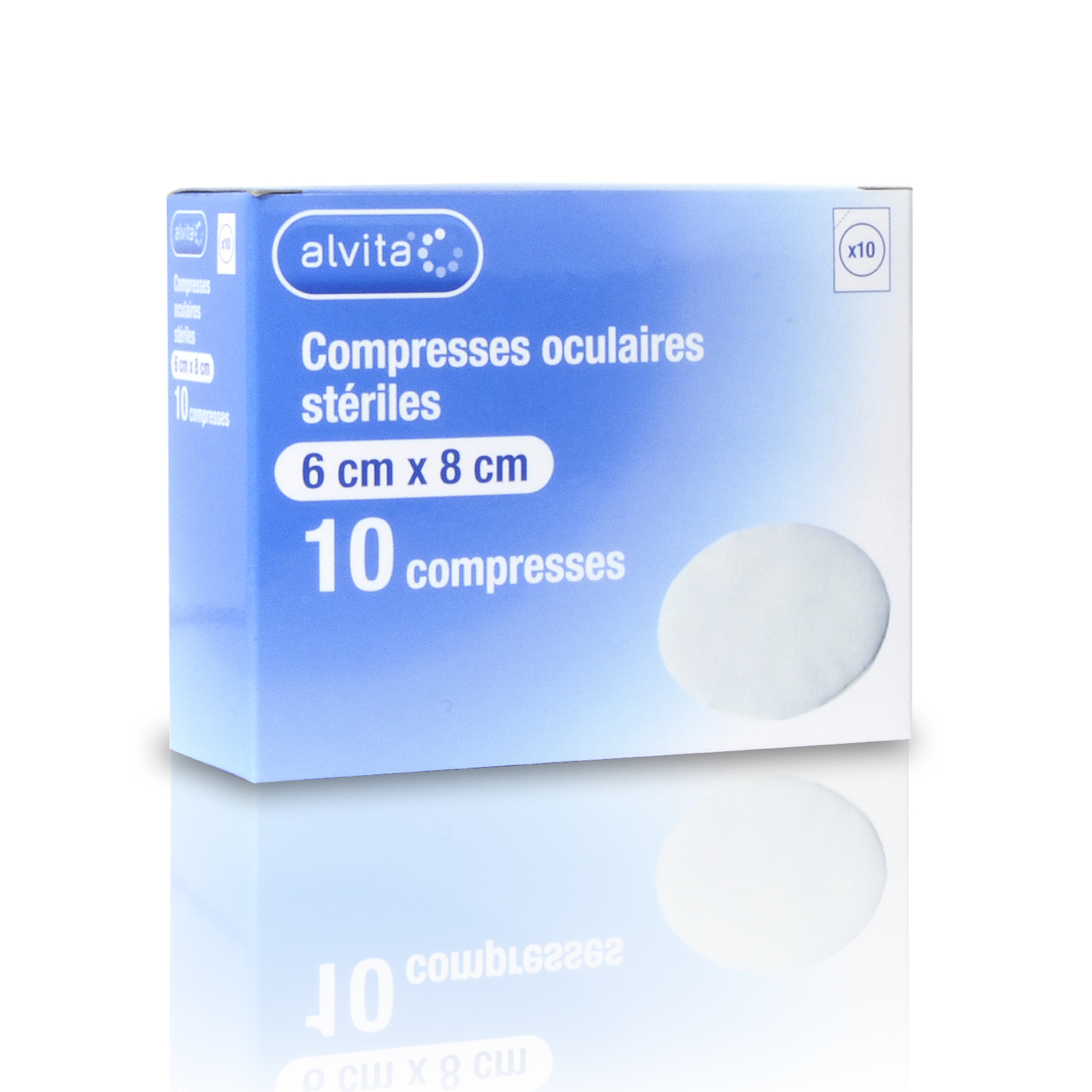 Compresses oculaires stériles Alvita