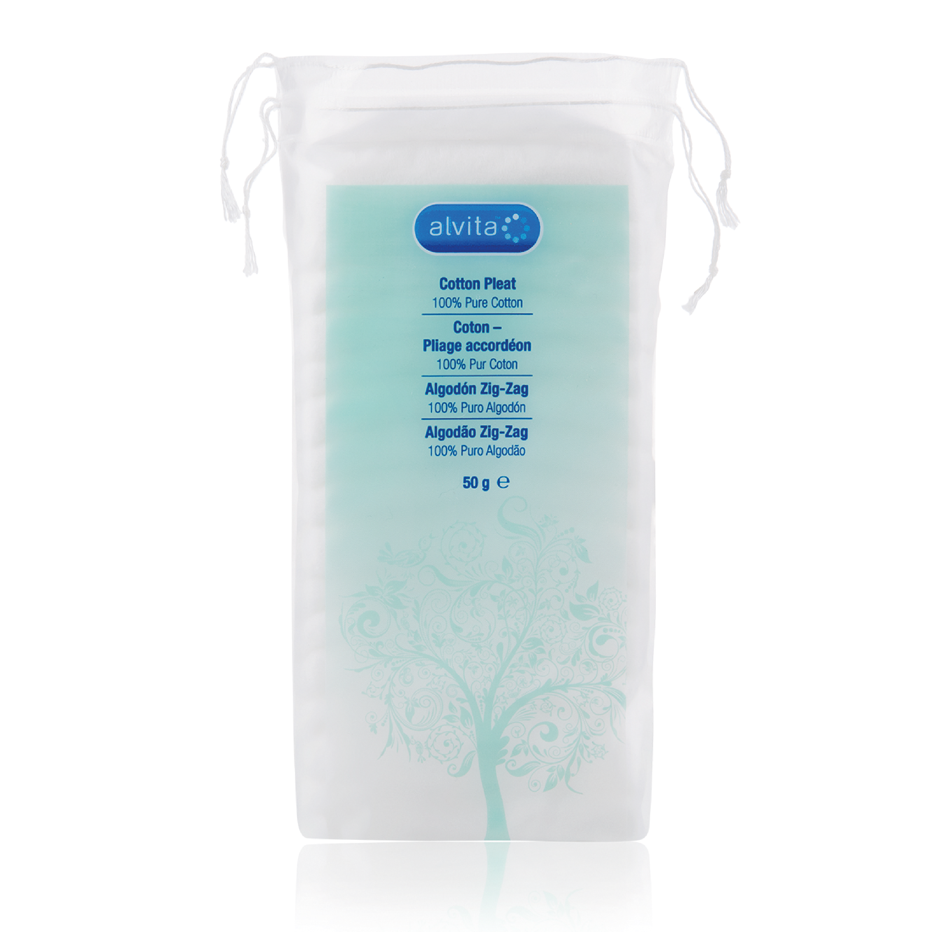 Coton pliage accordéon Alvita