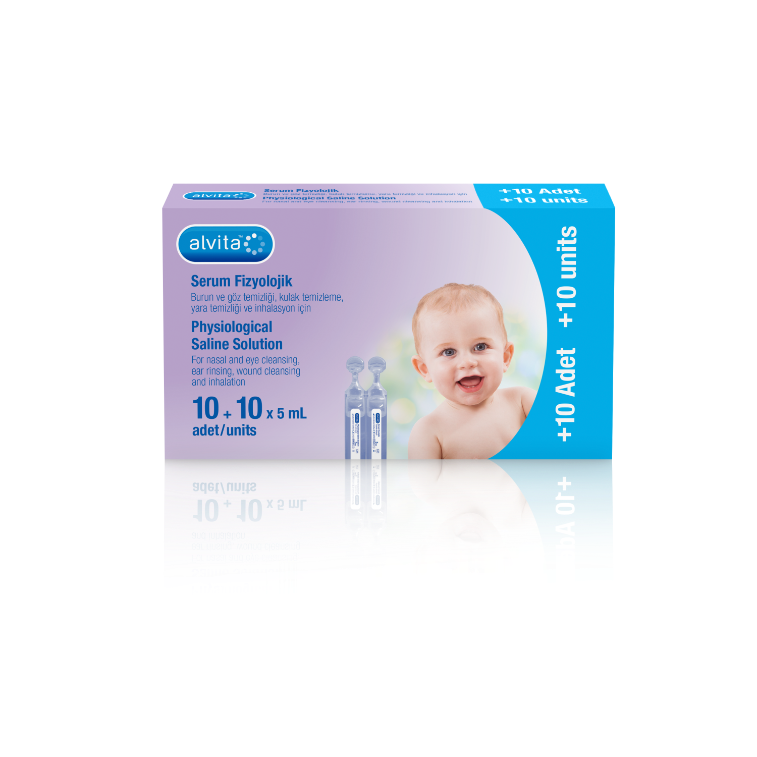 Physiological Saline Solution 20x5 Think Alvita