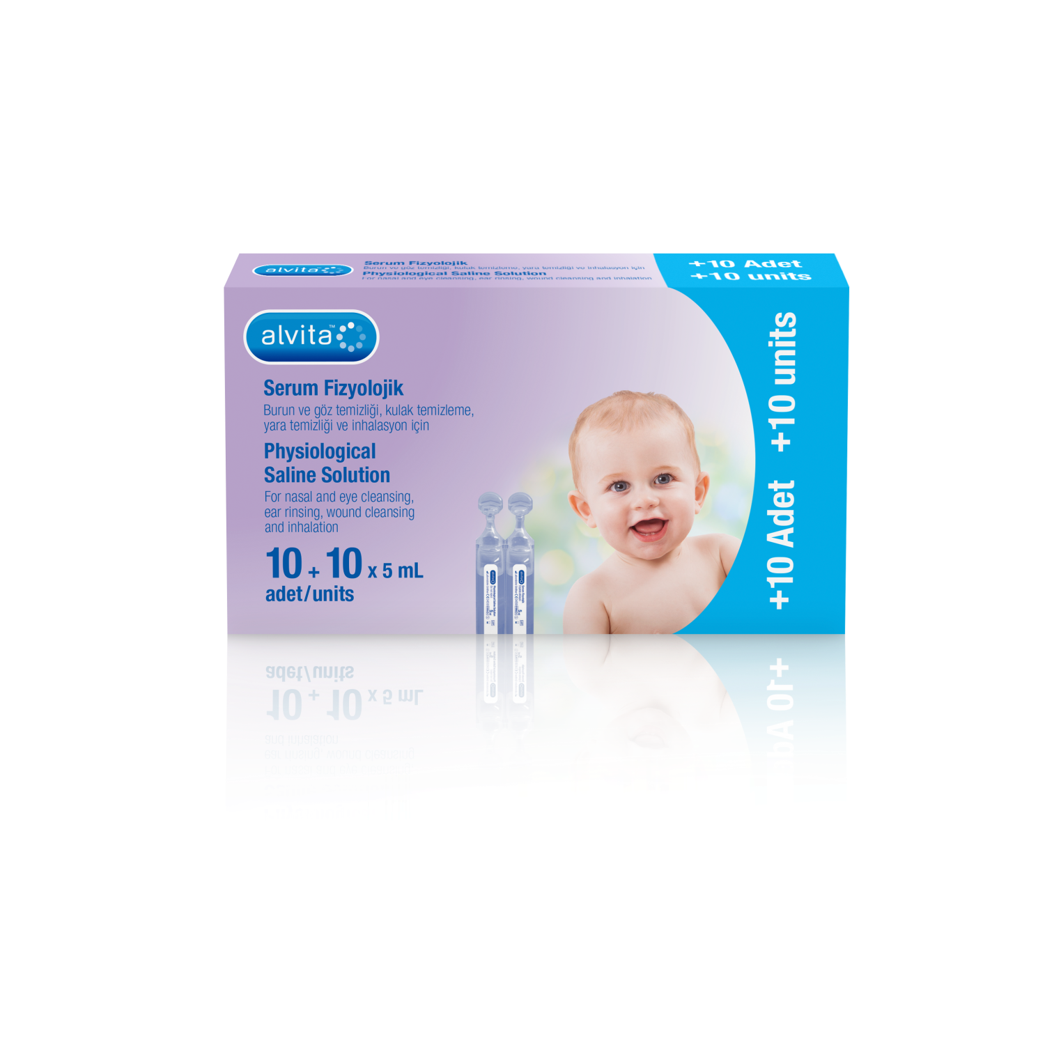 Physiological Saline Solution 20x5 Think Alvita