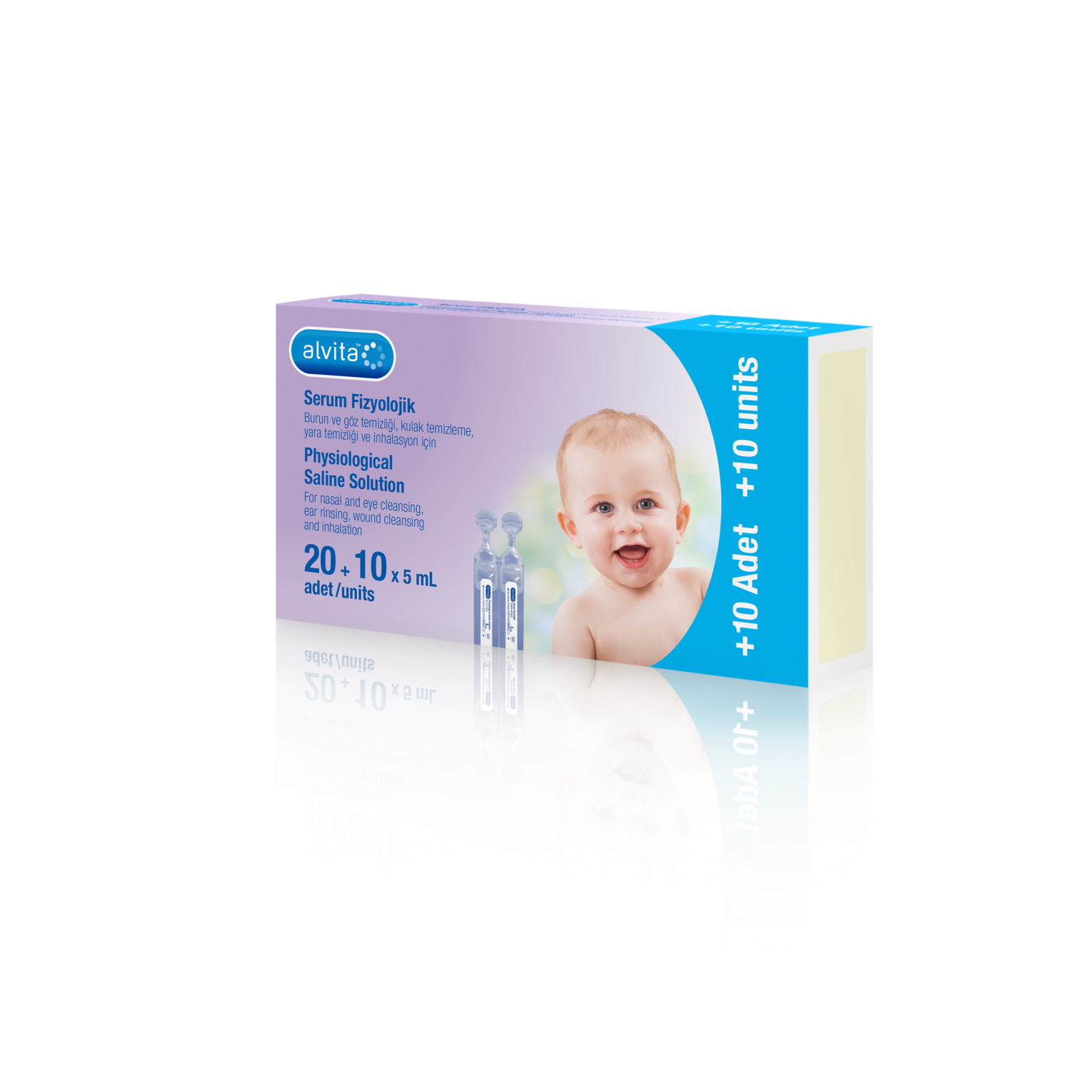 Physiological Saline Solution 30x5 Think Alvita