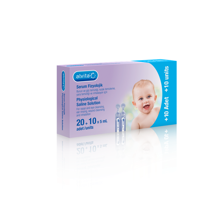Physiological Saline Solution 30x5 Think Alvita