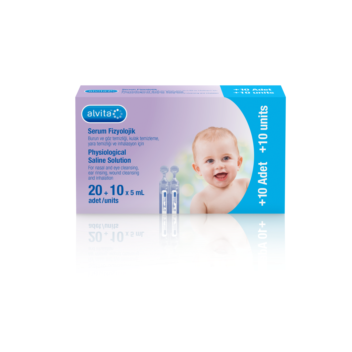 Physiological Saline Solution 30x5 Think Alvita